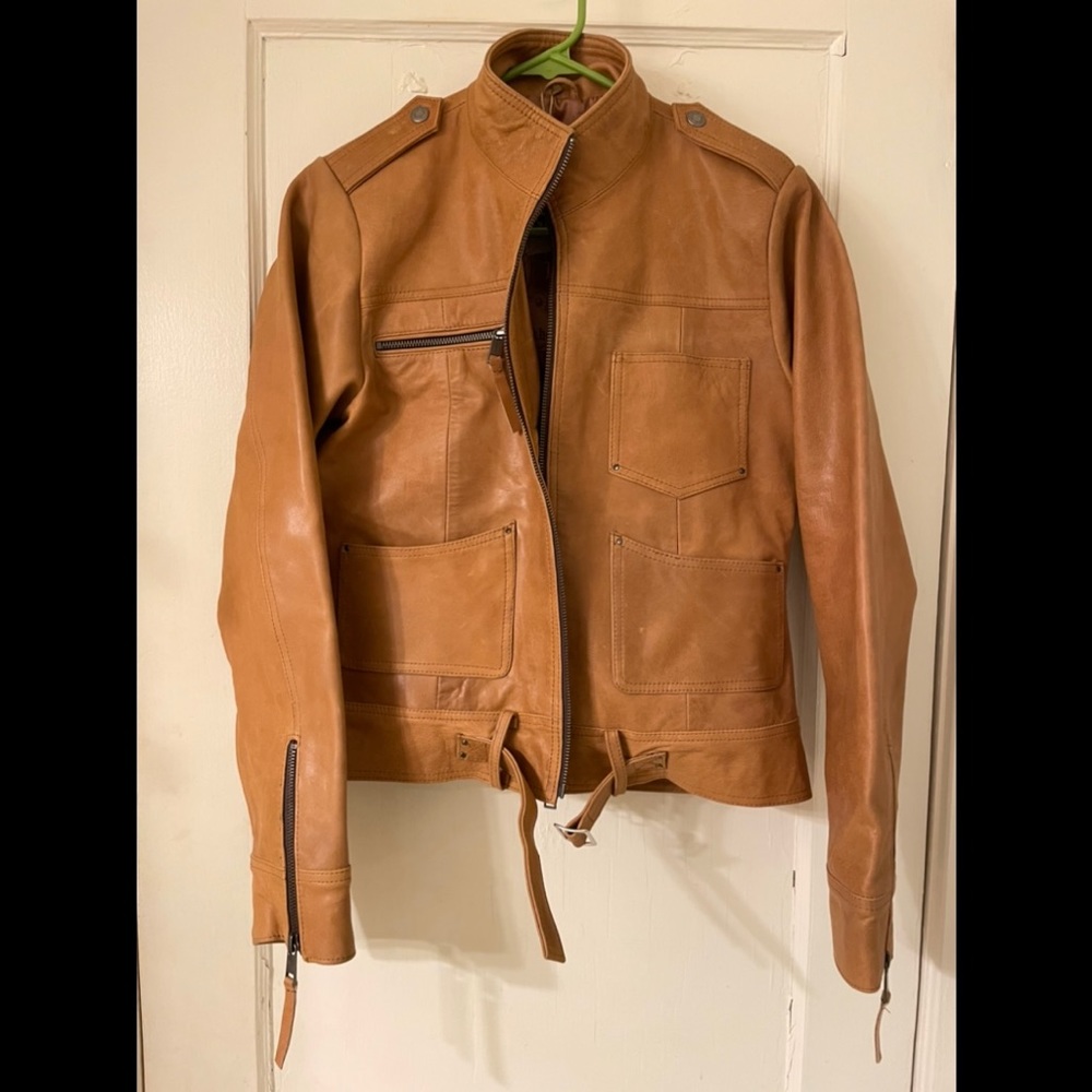 LeatherCult Handmade Camel Leather Jacket